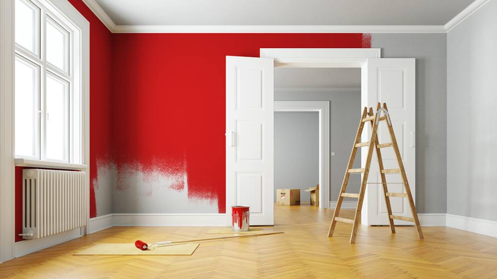 Peinture rouge